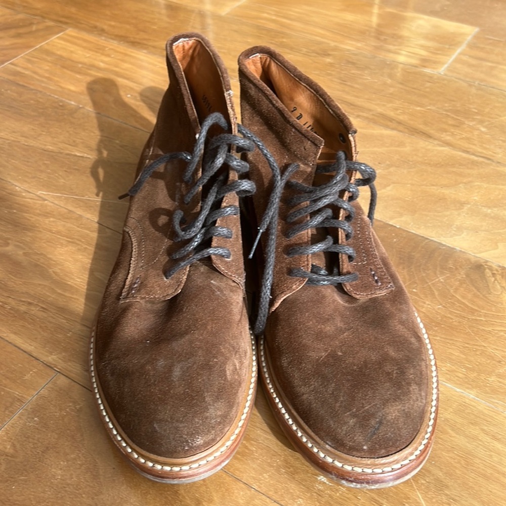 Frye brown suede boots size mens 9z. Soft suede made in mexico never worn